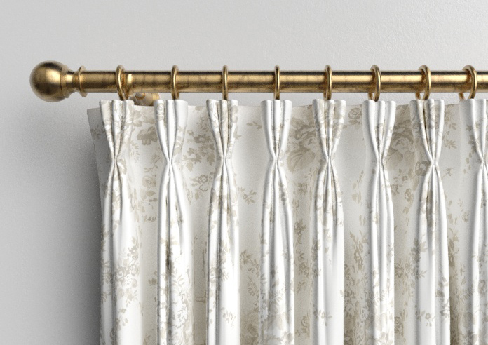 Shabby Chic by Rachel Ashwell Garden Floral, Warm Natural - Made to Measure Curtains - Image 11